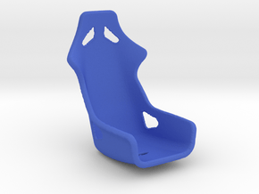 1/24 Harness Racing Seat in Blue Processed Versatile Plastic