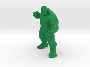 1/24 Angry Hulk for Diorama in Green Processed Versatile Plastic
