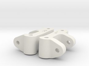 0008 - Dyna Storm H1+2, C-Hubs in White Natural Versatile Plastic