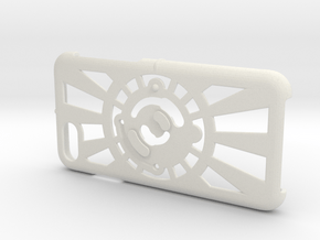 for iPhone 8-7-6-6s : redial : CASECASE CLICK in White Premium Versatile Plastic