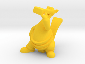 Bic Figurine in Yellow Processed Versatile Plastic: Large