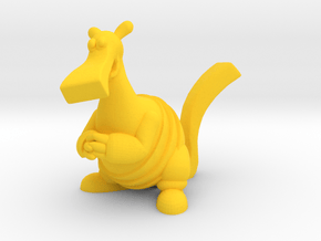 Bac Figurine in Yellow Processed Versatile Plastic: Large