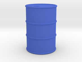 Oil Drum Token in Blue Processed Versatile Plastic