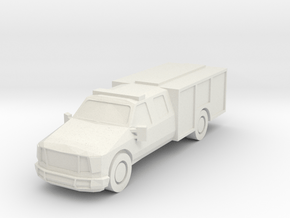 Ford Light Rescue/Squad 1:285 scale in White Natural Versatile Plastic: 1:160 - N
