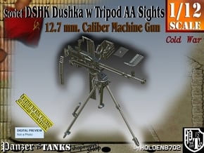 1/12 DSHK Dushka w-Tripod AA Sights  in Tan Fine Detail Plastic