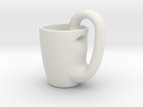 Klein_Mug in White Natural Versatile Plastic