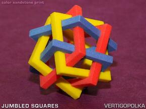 Jumbled Squares in Full Color Sandstone