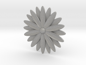 Hole Plug 0004 - flower in Aluminum