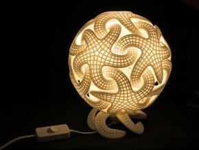 Starfish lamp in White Natural Versatile Plastic