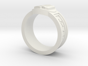 Ring of Kinship in White Premium Versatile Plastic: 9 / 59