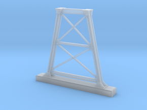 HO NSWGR Steel Bridge Trestle in Tan Fine Detail Plastic