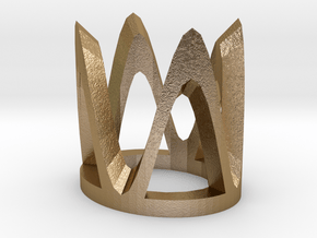 (SMALL) STAND for RelicMaker's "Lao Che's Diamond" in Polished Gold Steel