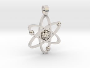 Atom [pendant] in Platinum