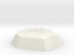 Fire Rune in White Natural Versatile Plastic