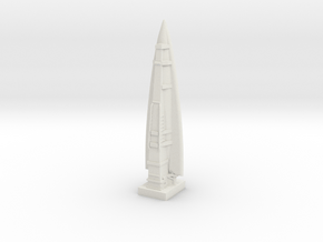 A-9 Rocket (Germany) ICBM in White Natural Versatile Plastic