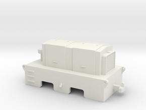 D1 H0e / 009 Diesel tractor in White Natural Versatile Plastic