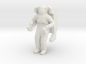 1/24 Astronaut Working in Space in White Natural Versatile Plastic