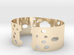 Geometric bracelet in 14K Yellow Gold
