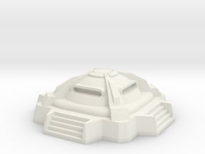 1/350 Military Bunker  in White Natural Versatile Plastic