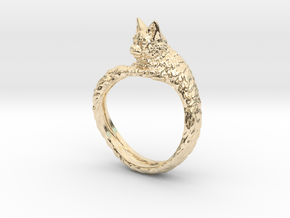 Cat Ring in 14K Yellow Gold: 9 / 59