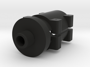14mm- Barrel Adapter for Sniper Rifle in Black Natural Versatile Plastic