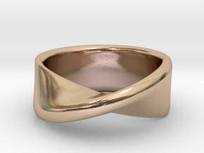 MOBIUS_013 in 14k Rose Gold Plated Brass