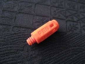 Pen Insert for Tool Pen Mini: Tail (042) in Orange Processed Versatile Plastic