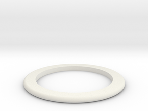 DM1-Ring 2.0mm in White Natural Versatile Plastic