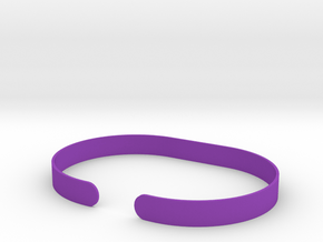 Round .25in Bracelet in Purple Processed Versatile Plastic