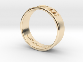 E + M in 14k Gold Plated Brass: 9 / 59
