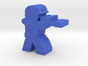 Game Piece, Blue Force Sniper in Blue Processed Versatile Plastic