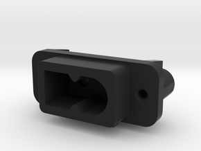 AC-M09 Compatible AC Socket for Saturn in Black Natural Versatile Plastic