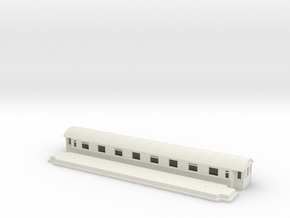 Bo5b - Swedish passenger wagon in White Natural Versatile Plastic