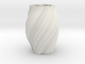 ABP Vase in White Natural Versatile Plastic