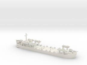 1/700 LST MkII Early 6x LCVP in White Natural Versatile Plastic