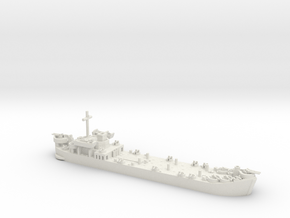 1/700 LST MkII Early 2x LCVP in White Natural Versatile Plastic