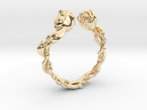 Roses Ring in 14K Yellow Gold: 5 / 49