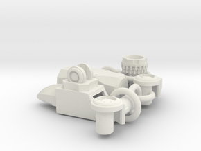 Wrecking Hammer and Anvil in White Natural Versatile Plastic