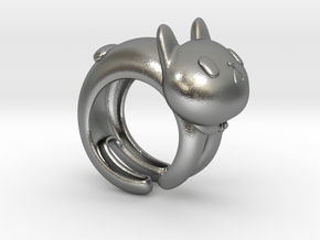 CatRing size 8 in Natural Silver