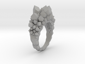 Crystal Ring size 6,5 in Aluminum