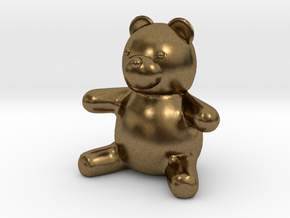 Tiny Teddy Bear (no loop) in Natural Bronze