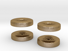 Detroit Steel Wheel 19-21 inch inserts in Polished Gold Steel