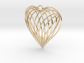 Woven Heart in 14K Yellow Gold