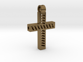 Tritium light cross in Natural Bronze