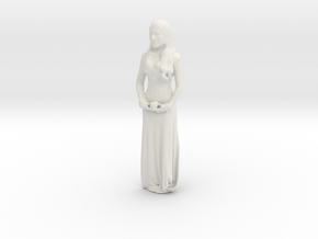 Printle F Morticia Addams - 1/24 - wob in White Natural Versatile Plastic