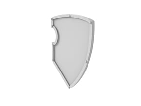 Superior Shield in Smoothest Fine Detail Plastic