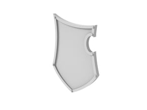 Guardian Shield in Tan Fine Detail Plastic