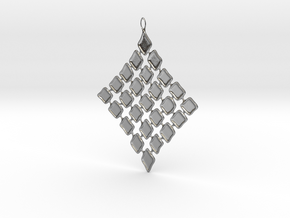 Diamond in Polished Silver