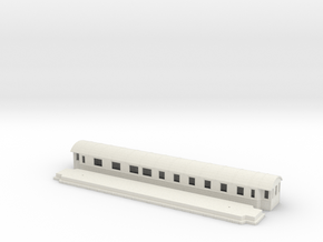 BCo7b - Swedish passenger wagon in White Natural Versatile Plastic