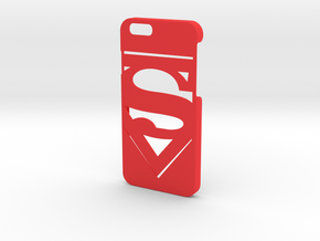 Superman Logo Phone Case-iPhone 6/6s in Red Processed Versatile Plastic
